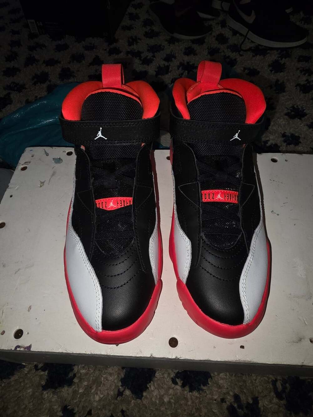 Jordan Jumpman Two Trey Black Gym Red